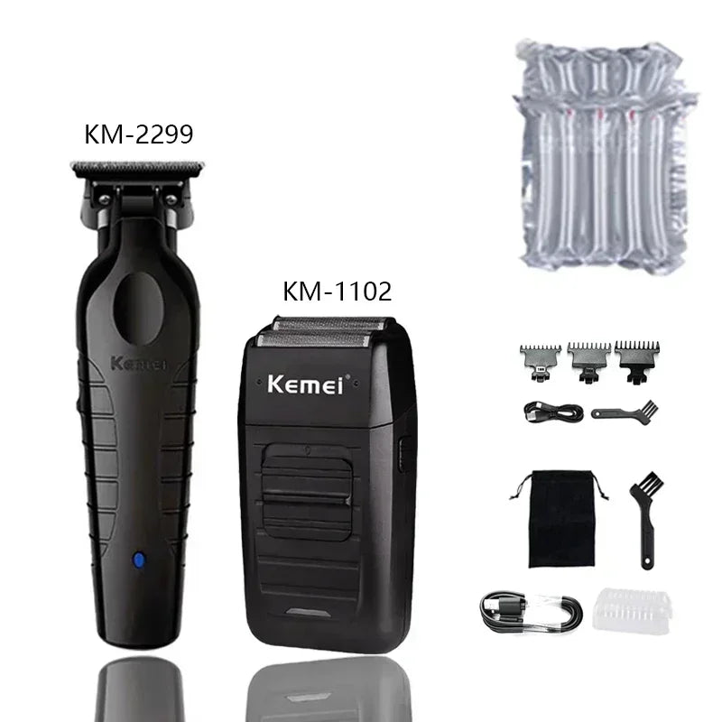 KM-2299 Hair Trimmer Machine Men'S Haircut Machine Hair Clipper Professional Cutter Hair Cutting Machine Clipper